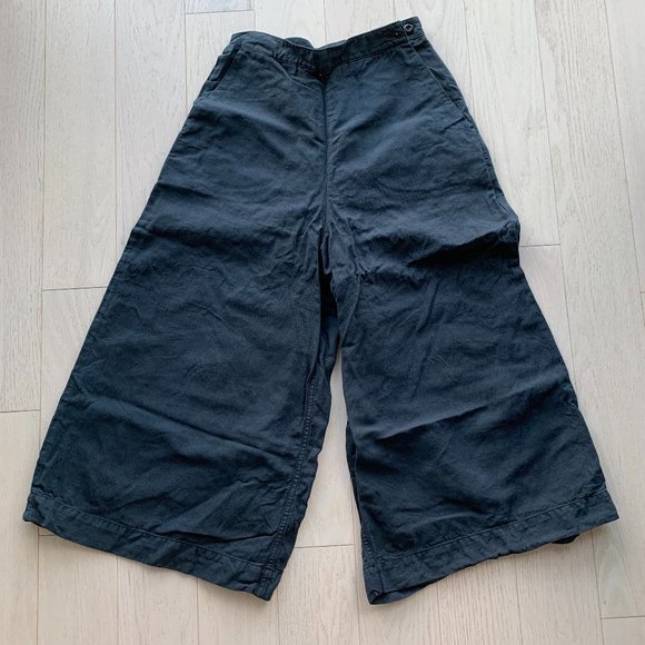 YMC You Must Create Navy Caravan Culottes - UK Size 8 - Picture 4 of 8